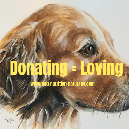 Donating to Dog Nutrition Naturally
